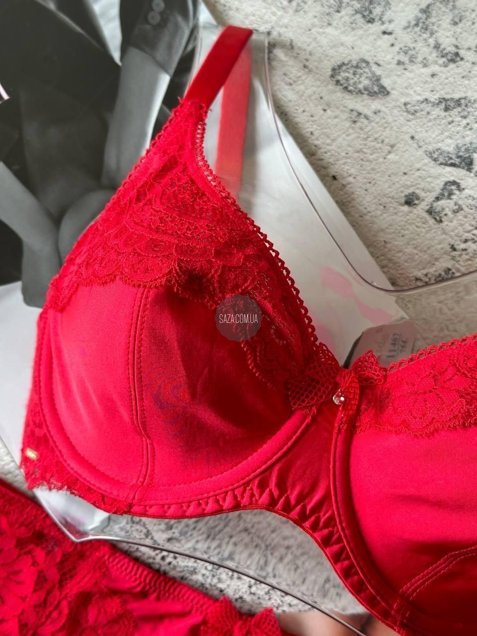 Женское нижнее белье комплект Lanny Mode красный, Красный, 75C